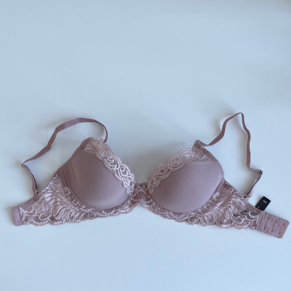 Natori Feathers Plunge T-Shirt Bra Purple 30DD